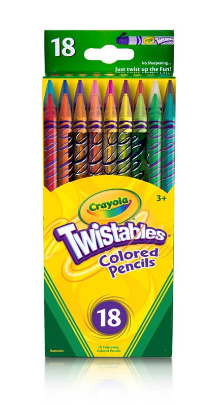 Crayola Twistable Colored Pencils - 18 count