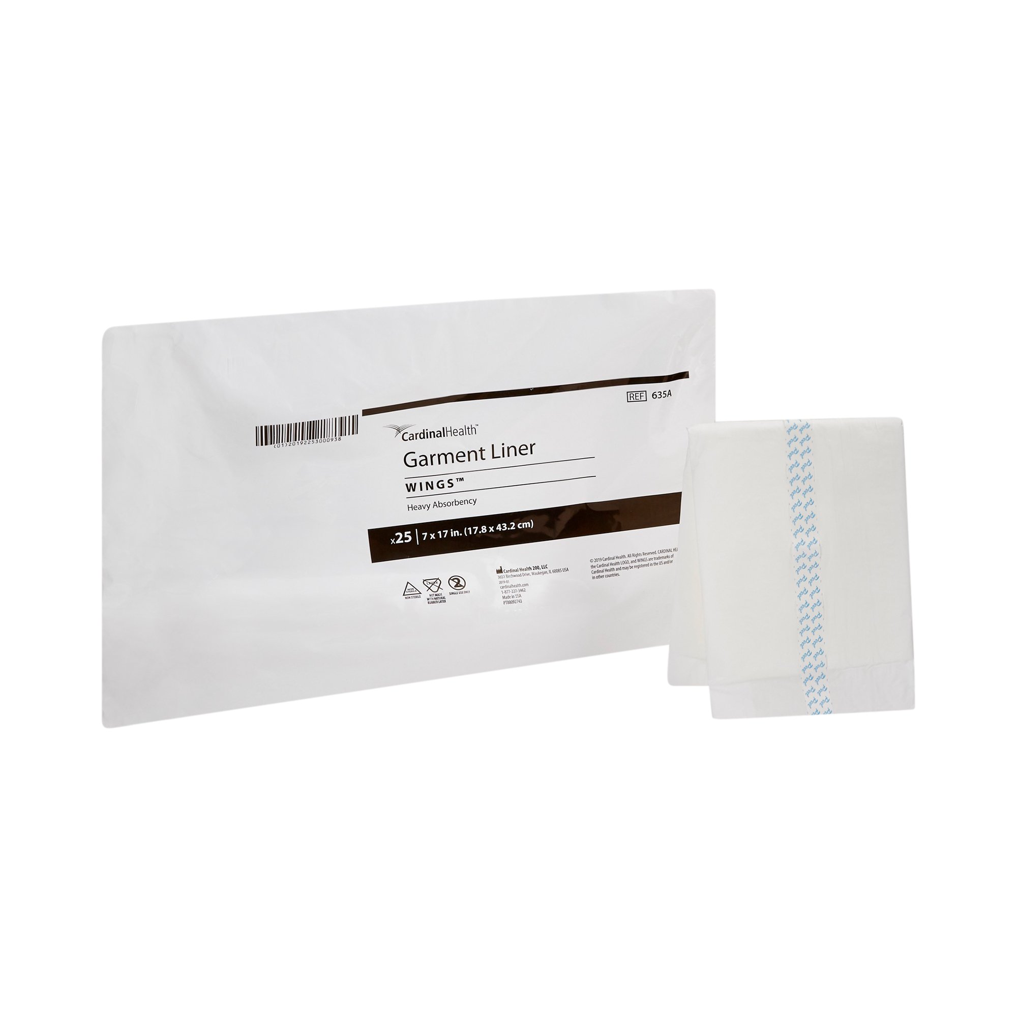 Simplicity Incontinence Liner, Polymer Core, One Size Fits Most Adults, Unisex MK 165216