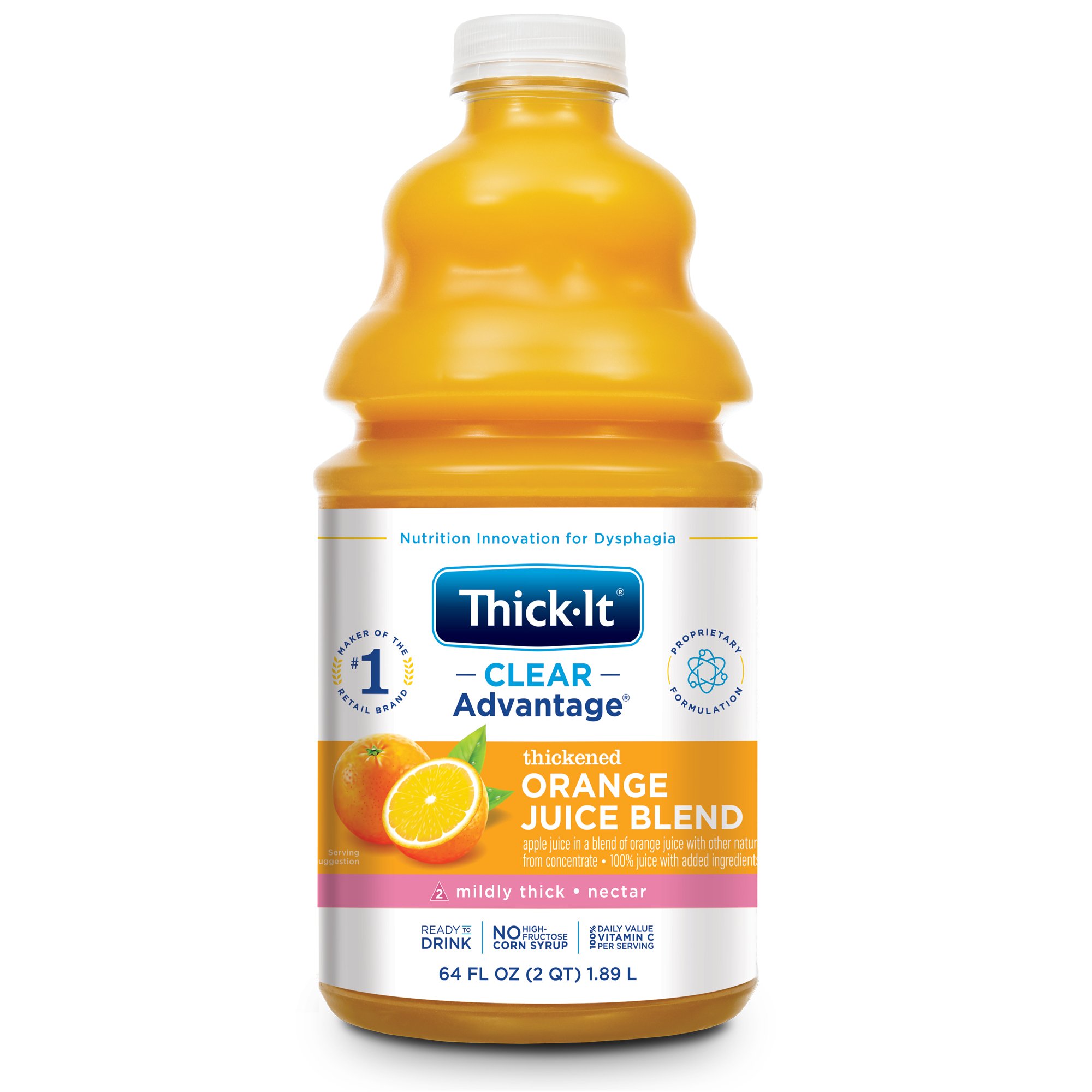 Thick-It Clear Advantage Nectar Consistency Orange Thickened Beverage MK 796624