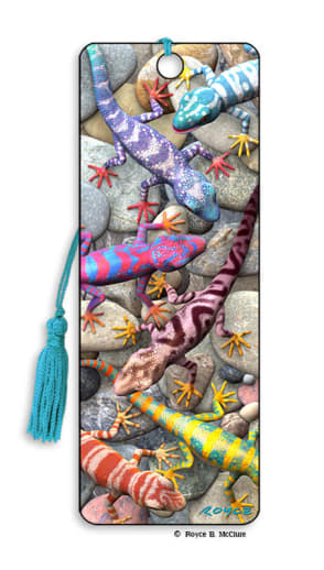 Geckos 3D Bookmark