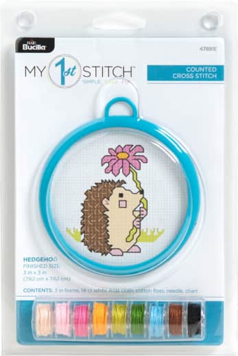 My 1st Stitch Mini Kit - Hedgehog (3")