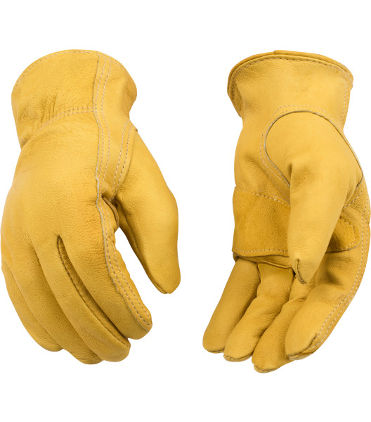 Grain Deerskin Driver, Tan, large