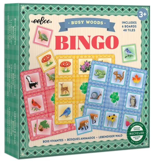 Busy Woods Bingo Game