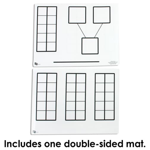 Ten Frames/Number Bond Dry Erase Board
