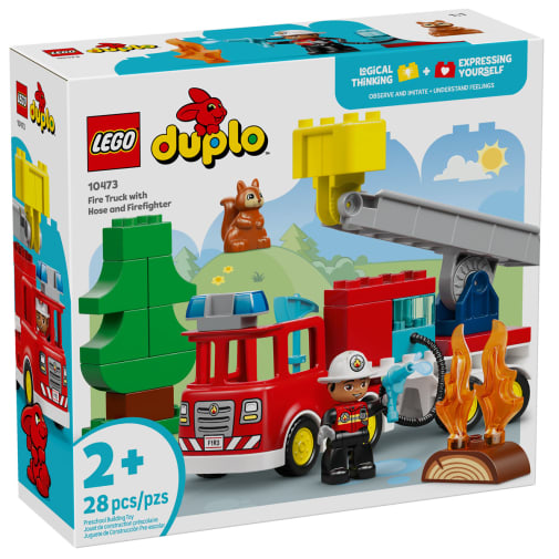 LEGO DUPLO Town Fire Truck with Hose and Firefighter (10473)