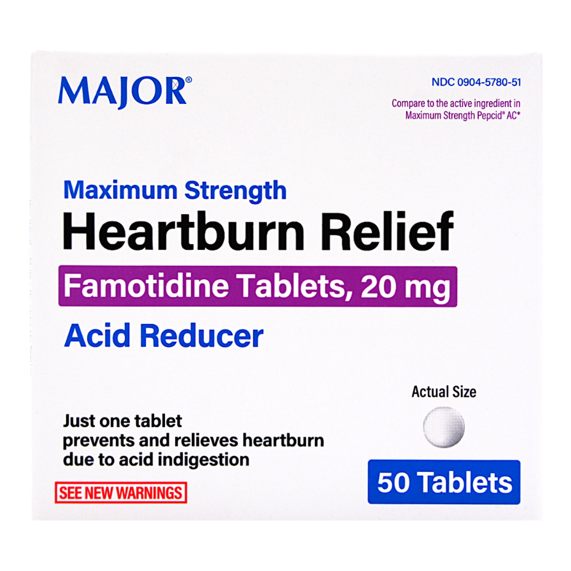 Major Famotidine Antacid, Maximum Strength MK 1103621