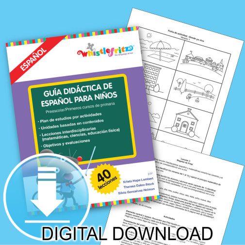 Whistlefritz Guia Didactica de Espagnol Para Ninos (digital download)