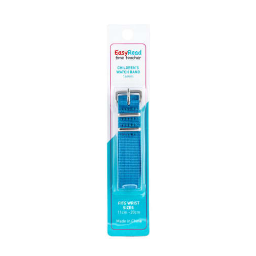 EasyRead Time Teacher Children's Watch Strap - Bright Blue