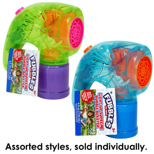 Fubbles Light-Up Supreme Bubble Blaster Assorted Style