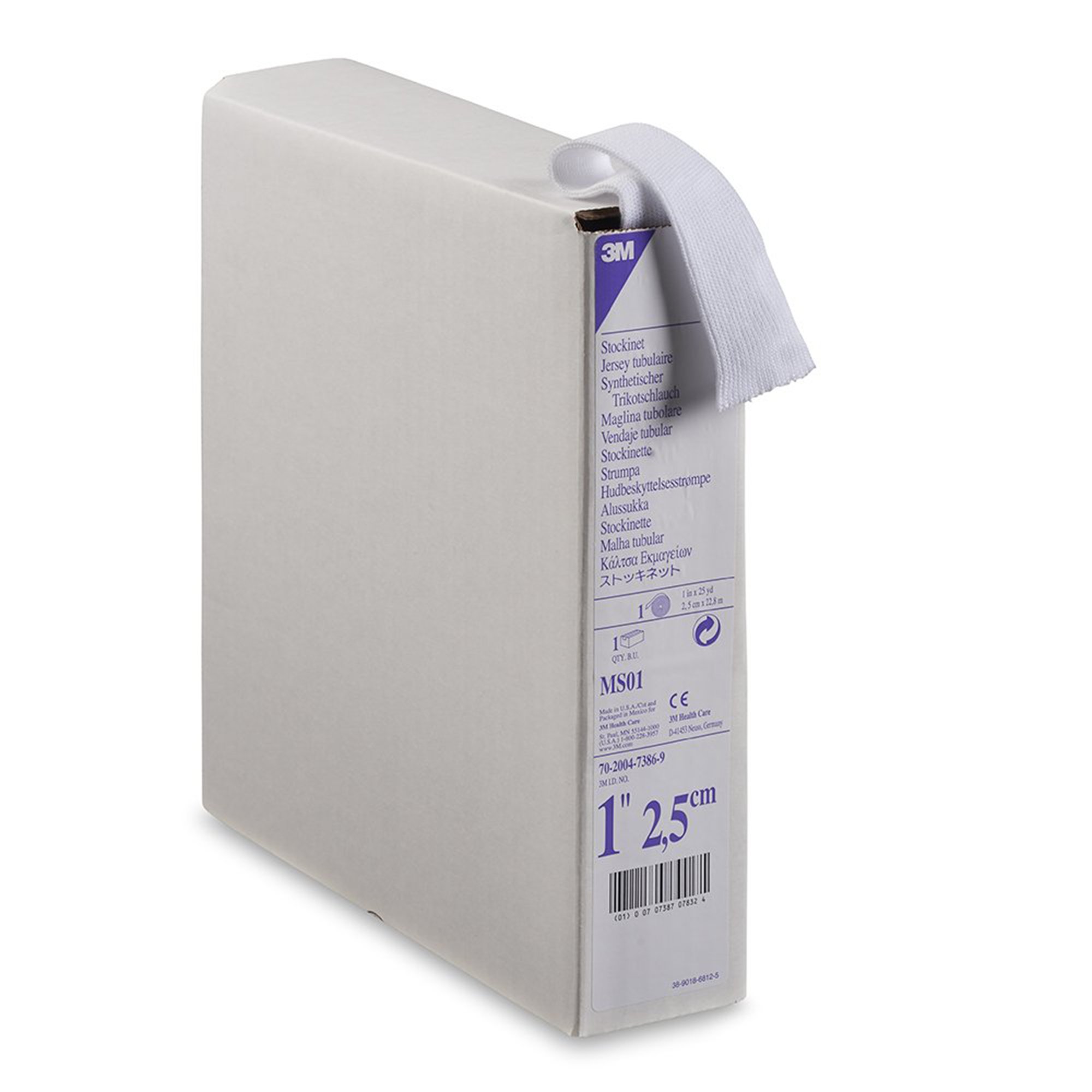 3M Synthetic Cast Stockinette, 1 Inch x 25 Yard MK 131513