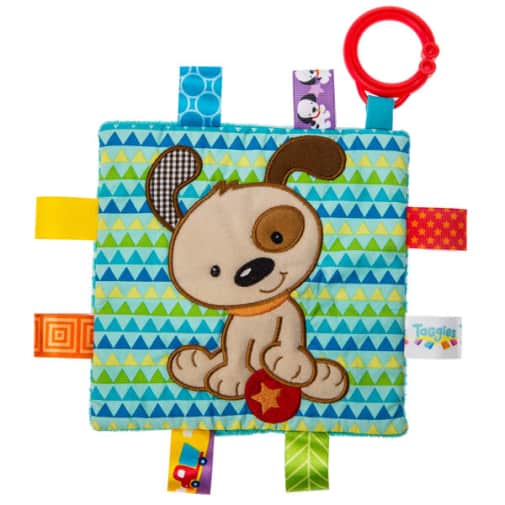 Taggies Crinkle Me Baby Toy - Brother Puppy