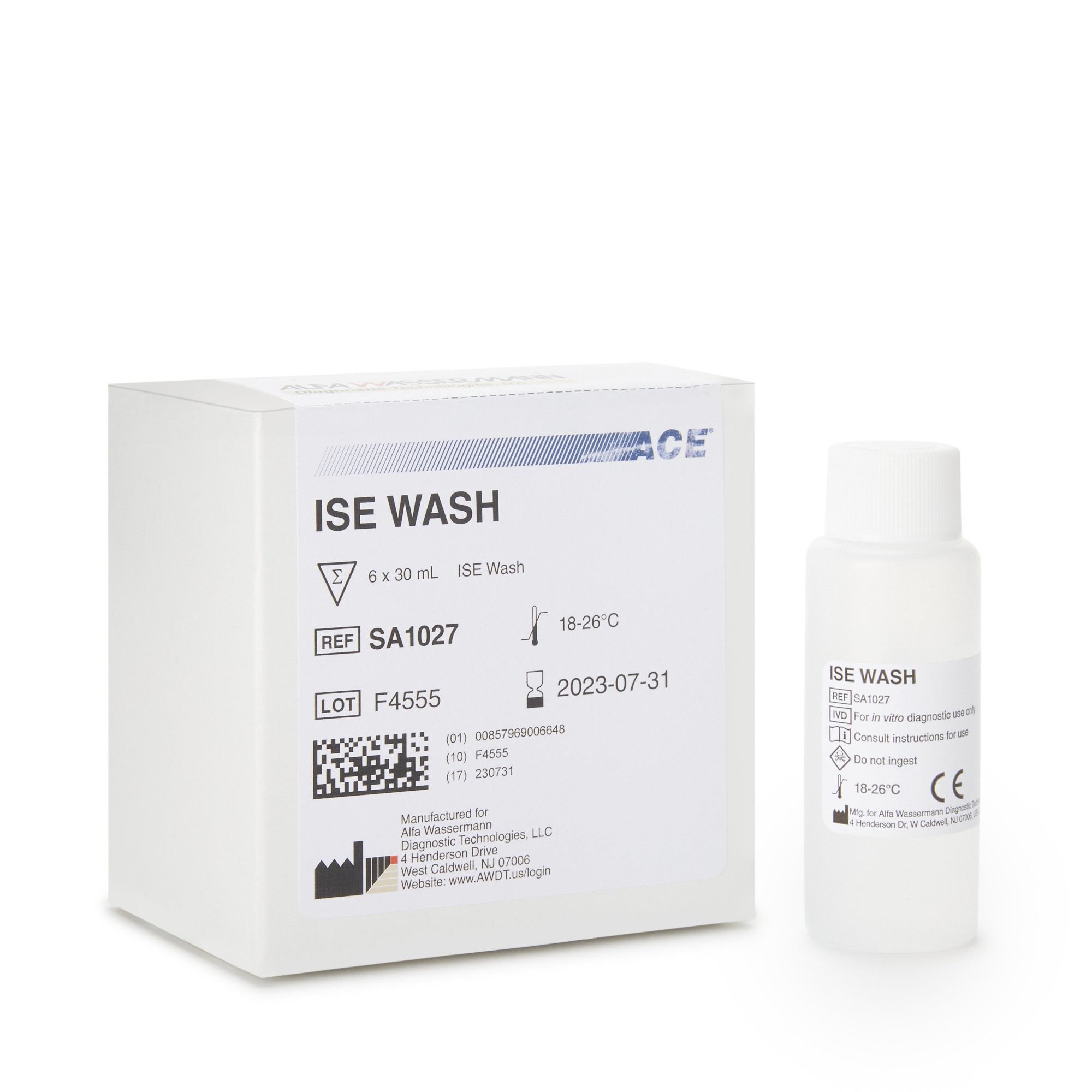 ACE ISE CAL A ISE Wash Solution for use with Ion Selective Electrode systems MK 332264
