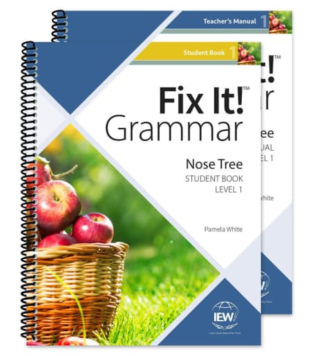 IEW Fix It! Grammar: Level 1 Nose Tree (Teacher/Student Combo)