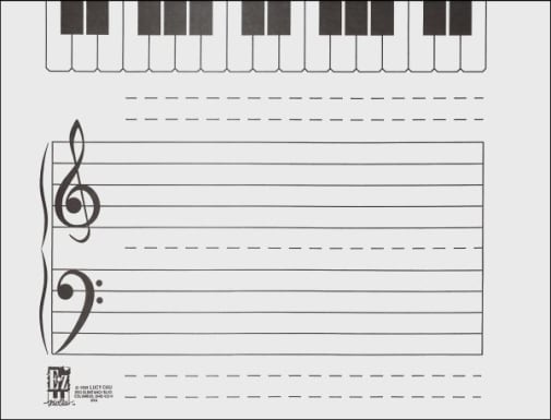 E-Z Notes Writing Pad 20 shts (w/ ledgr lines