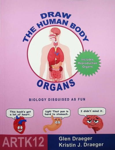ArtK12 Draw the Human Body: Organs (includes reproductive organs)