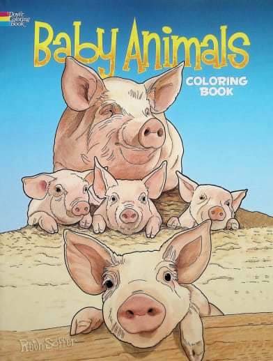 Baby Animals Coloring Book