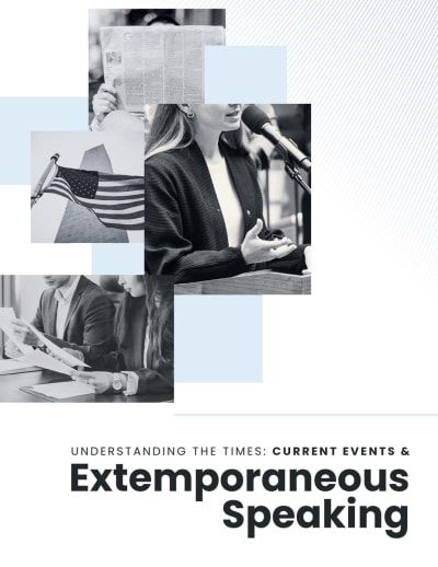NCFCA Understanding the Times: Current Events and Extemporaneous Speaking Family Package