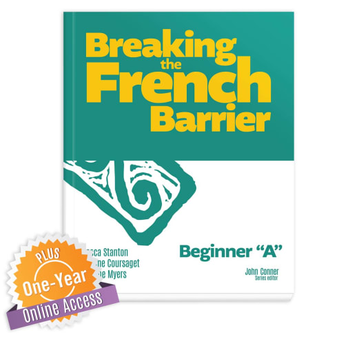 Breaking the French Barrier Beginner 'A' Student Edition (Includes Online Access)