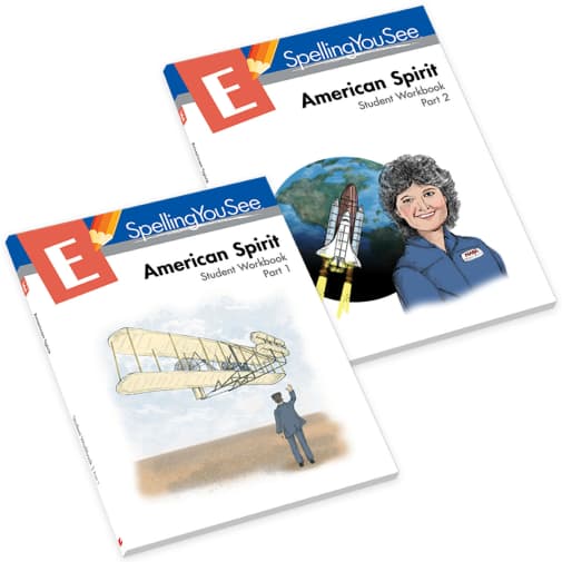 Spelling You See Level E: American Spirit Student Workbooks (Revised Edition)