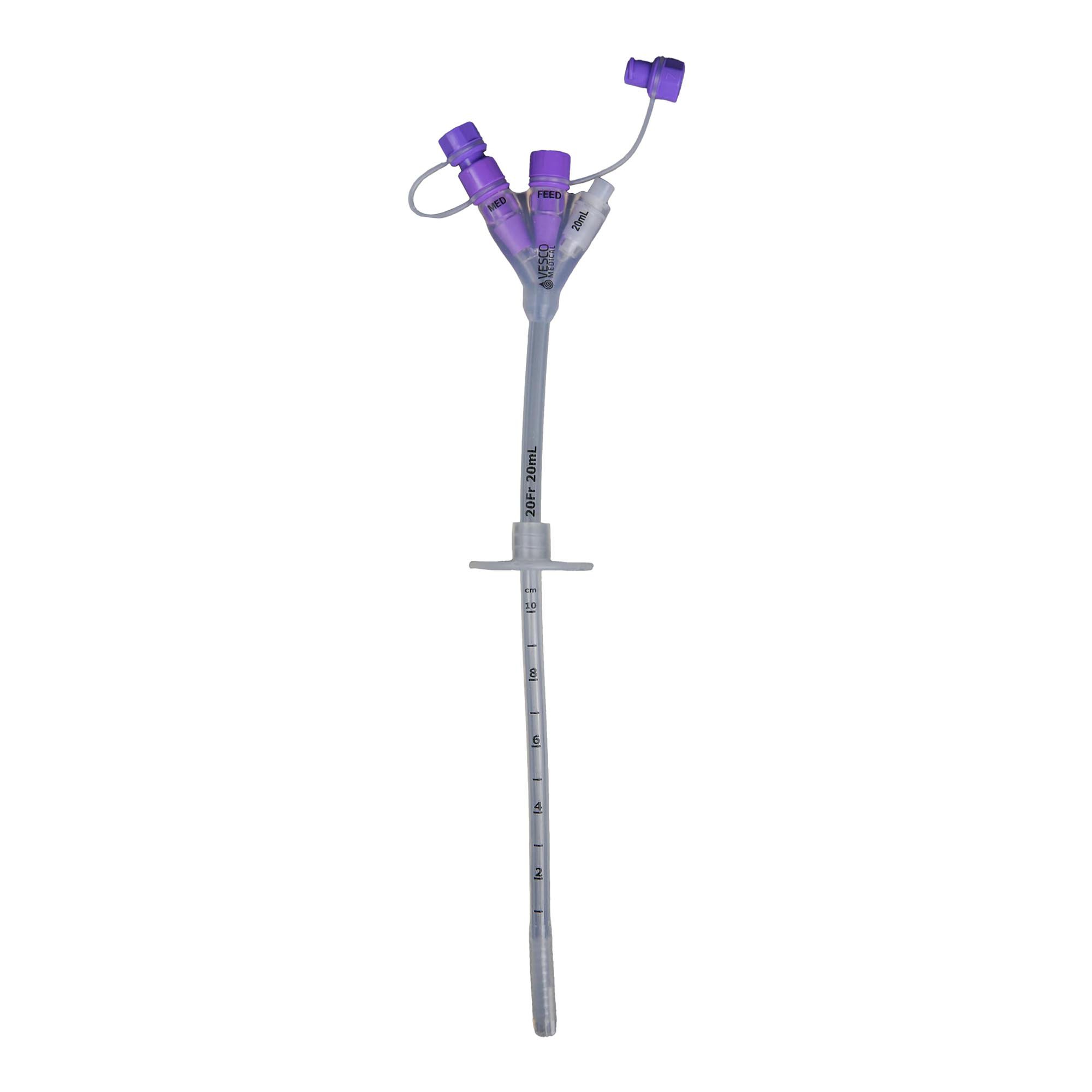 Vesco Medical Gastrostomy Feeding Tube, 20 Fr. MK 1012164
