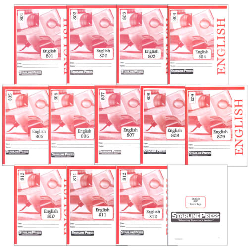 Starline Press English 8th Grade Set