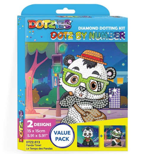 Dotzies Dotz By Number - Panda Time!