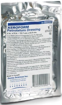 Xeroform Petrolatum Impregnated Dressing, 1 x 8 Inch MK 328419