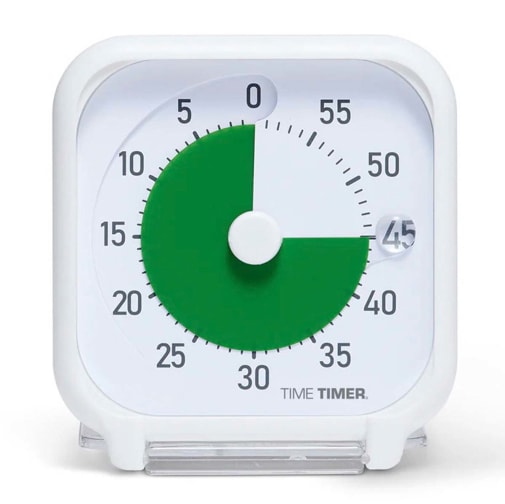 Time Timer Original 3" - White Frame with Green Disk