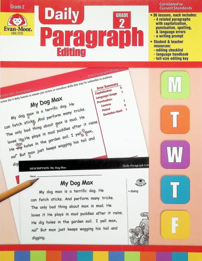 Daily Paragraph Editing, Grade 2