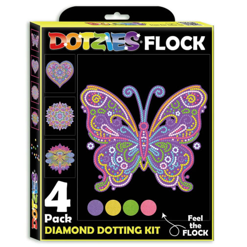 Dotzies Flock: Neon Gems - Mandalas