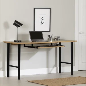 Bureau de travail avec support à clavier