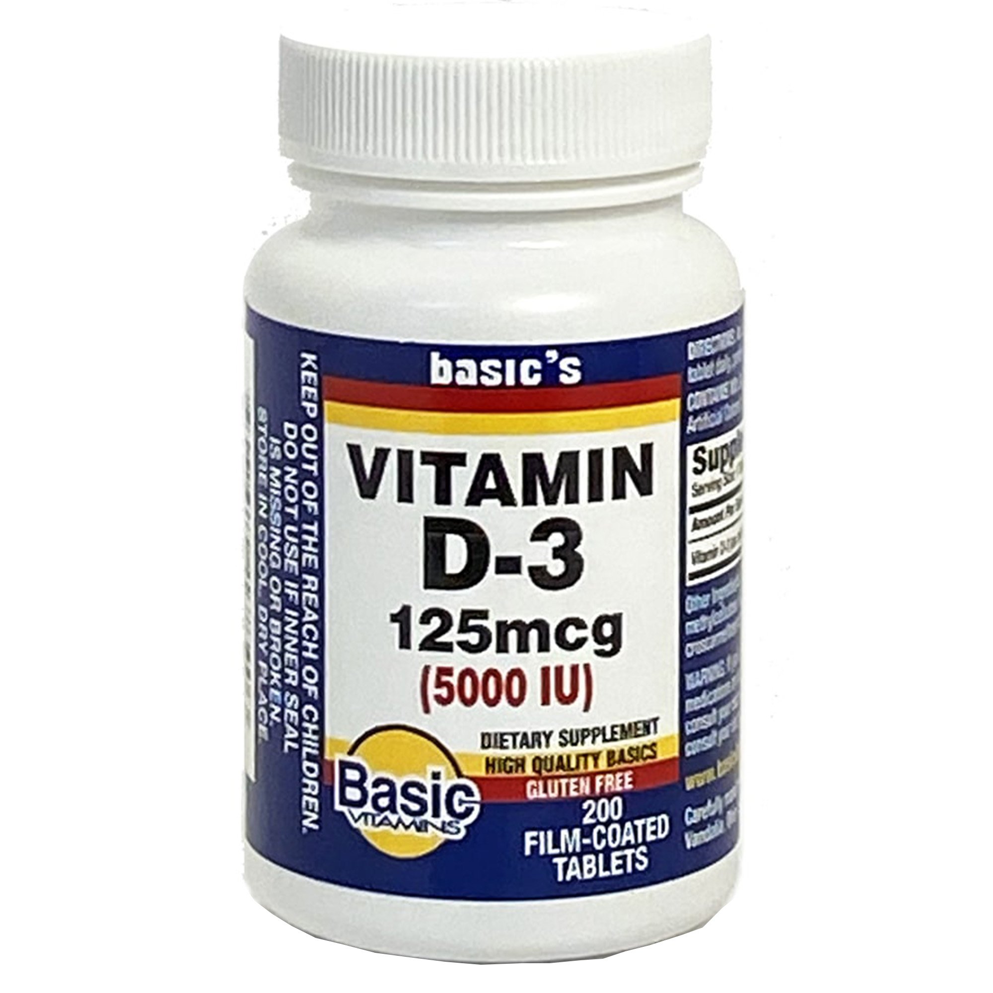 Basic's Vitamin D-3 Vitamin Supplement MK 999253