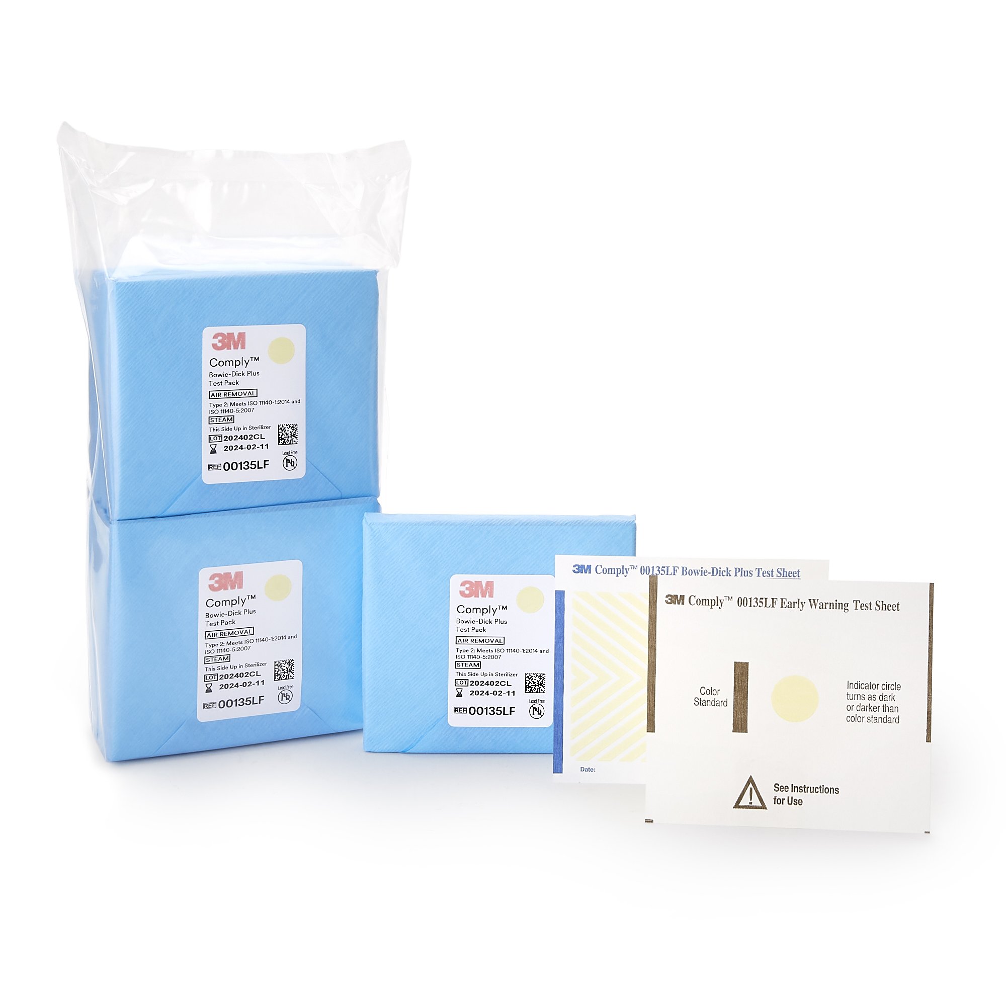 3M Comply Sterilization Bowie-Dick Plus Test Pack MK 724429