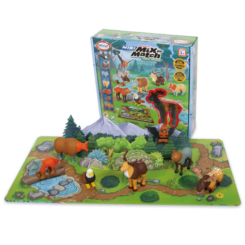 Mini Magnetic Mix or Match Animals - Forest Friends