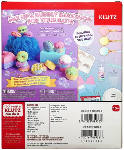 Klutz Bath Bomb Scented Bakery Book & Activity Kit