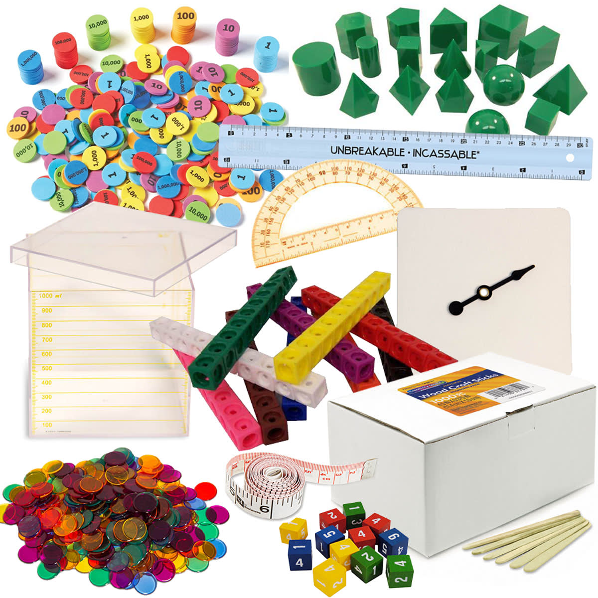 Math in Focus Manipulative Kit Grade 5