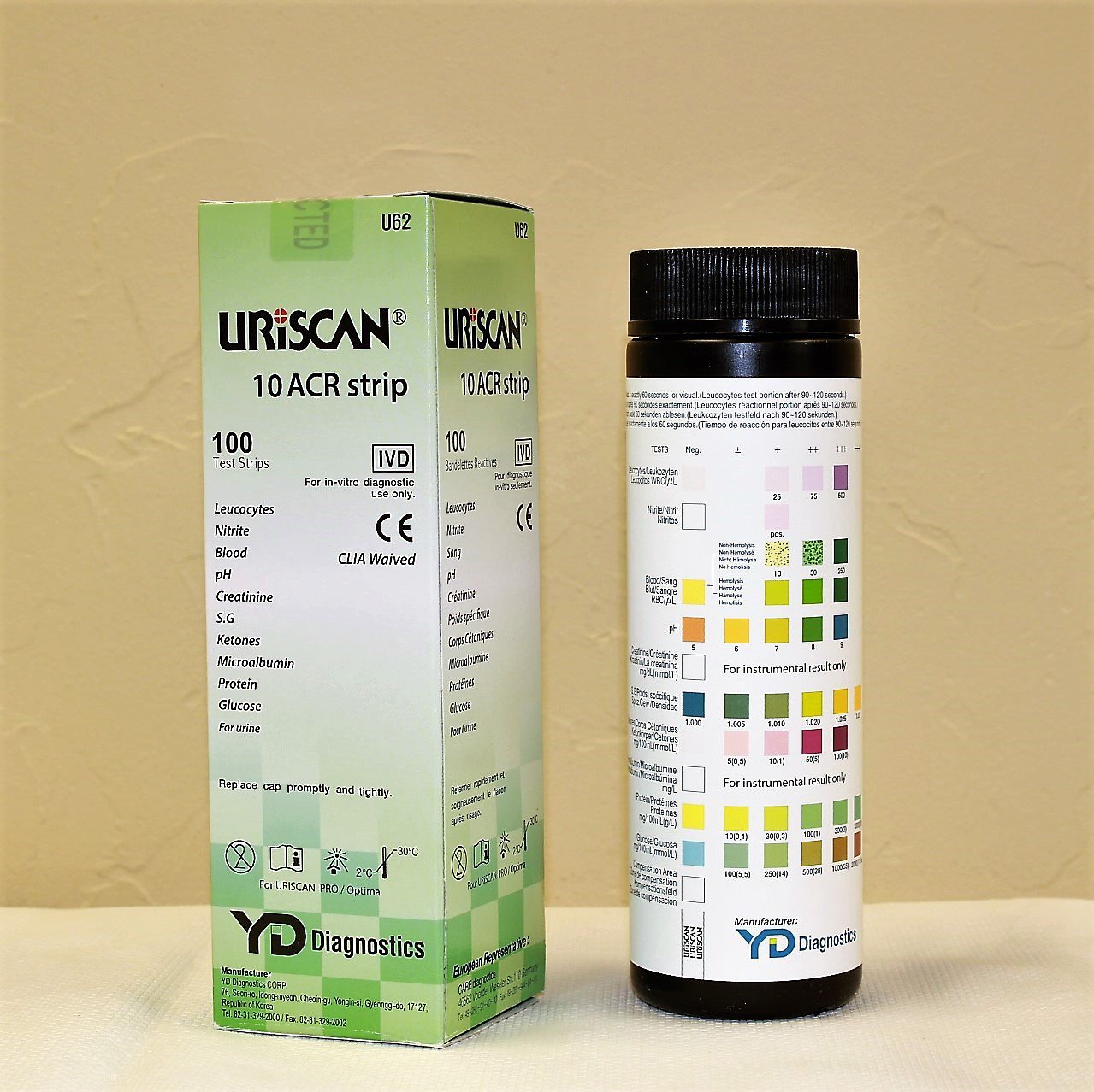 Uriscan Urinalysis Reagent MK 1028346
