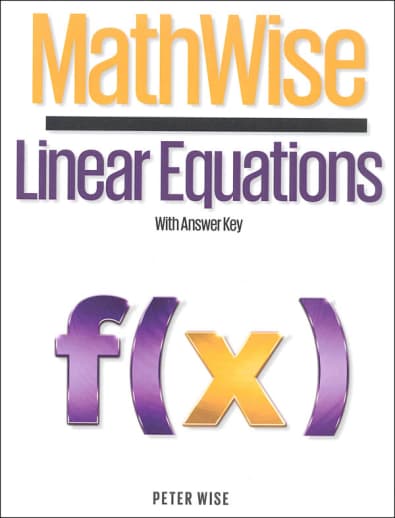 MathWise Linear Equations with Answer Key