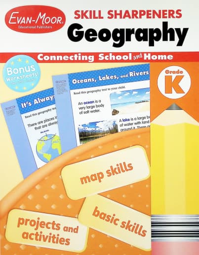 Skill Sharpeners: Geography - Grade K