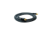 RG6 Coaxial Patch Cable  with F-Type Connectors, Gold Plated, 12ft, Black