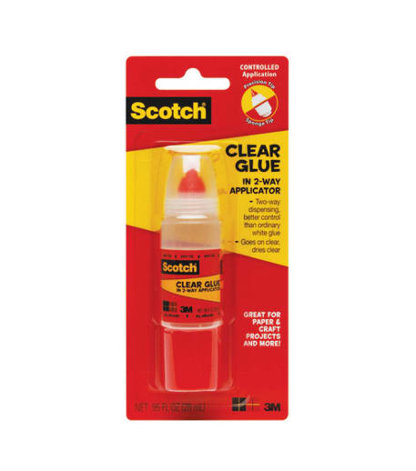Scotch Clear Glue 2-Way Applicator (.96 oz)