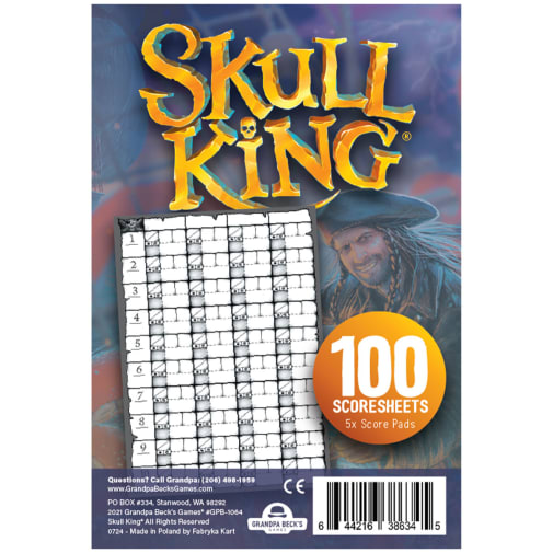Skull King Game Score Pads - 4 pack