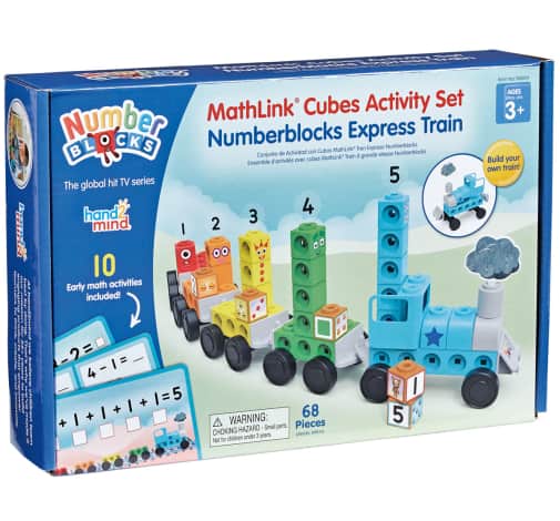 Numberblocks Express Train MathLink Cubes Activity Set