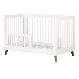 Baby Crib and Toddler Rail Set