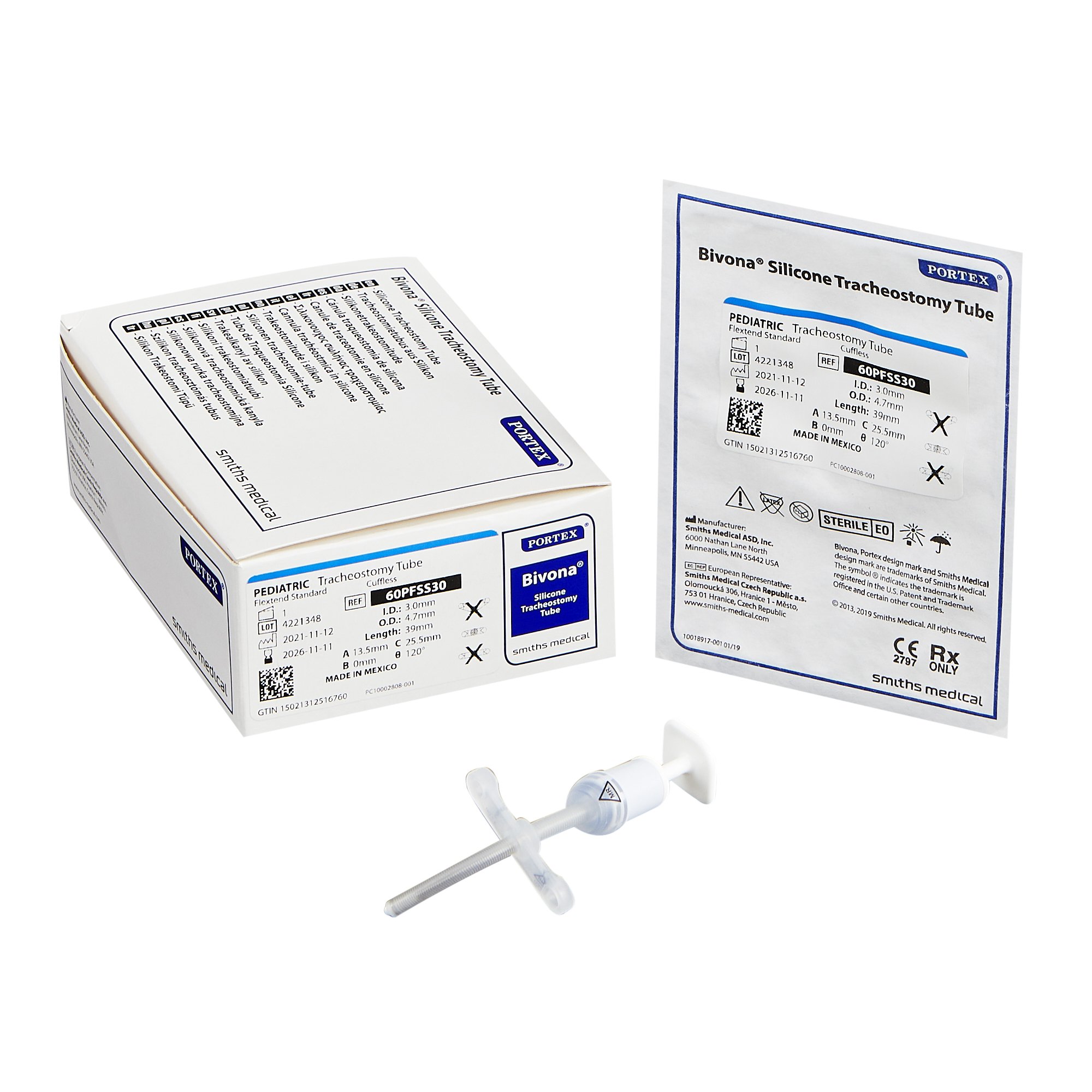 Bivona FlexTend Plus Tracheostomy Tube, Size 3 MK 867114