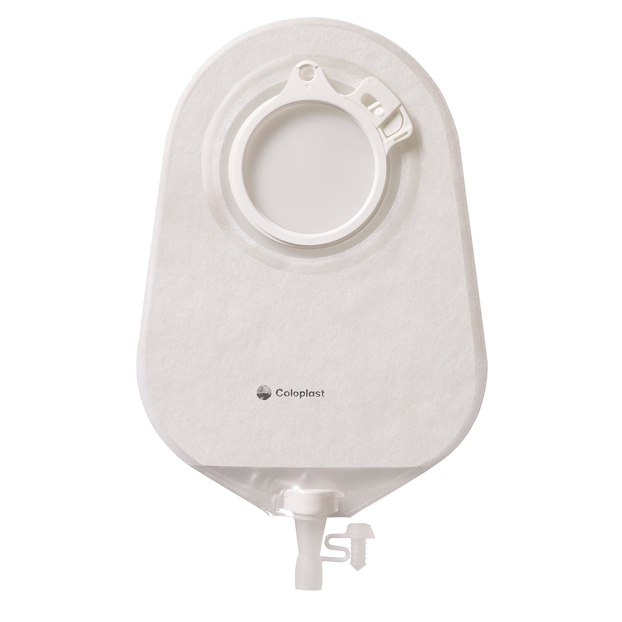 Assura Two-Piece Transparent Urostomy Pouch, Pre-cut for 57mm Stoma, Blue Match MK 554507