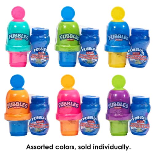 Fubbles No-Spill Bubble Tumbler Minis