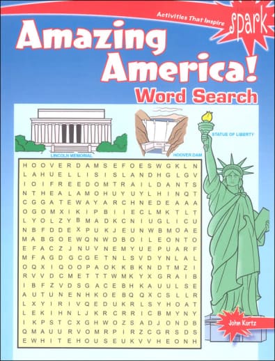 Amazing America Word Search (Dover Spark)
