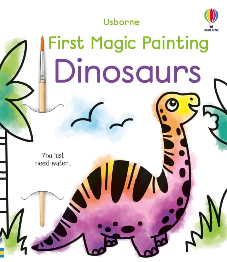 First Magic Painting Book - Dinosaurs