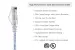 Cat6 Slim Ethernet Patch Cable, Snagless, 2 ft, White